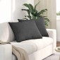 vidaXL Μαξιλάρι Καναπέ 2 pcs Σκούρο Γκρι 70 x 50 cm