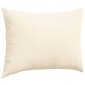 vidaXL Μαξιλάρι Καναπέ 2 pcs Κρεμ 70 x 50 cm Υφασμάτινο Κορντουρά