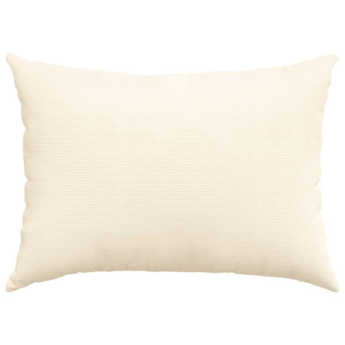 vidaXL Μαξιλάρι Καναπέ 2 pcs Κρεμ 70 x 50 cm Υφασμάτινο Κορντουρά