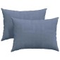 vidaXL Μαξιλάρι Καναπέ 2 pcs Μπλε 70 x 50 cm Υφασμάτινο Κορντουρά
