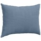 vidaXL Μαξιλάρι Καναπέ 2 pcs Μπλε 70 x 50 cm Υφασμάτινο Κορντουρά