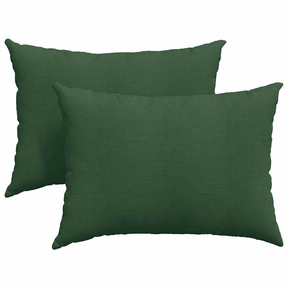 vidaXL Μαξιλάρι Καναπέ 2 pcs Σκούρο Πράσινο 70 x 50 cm