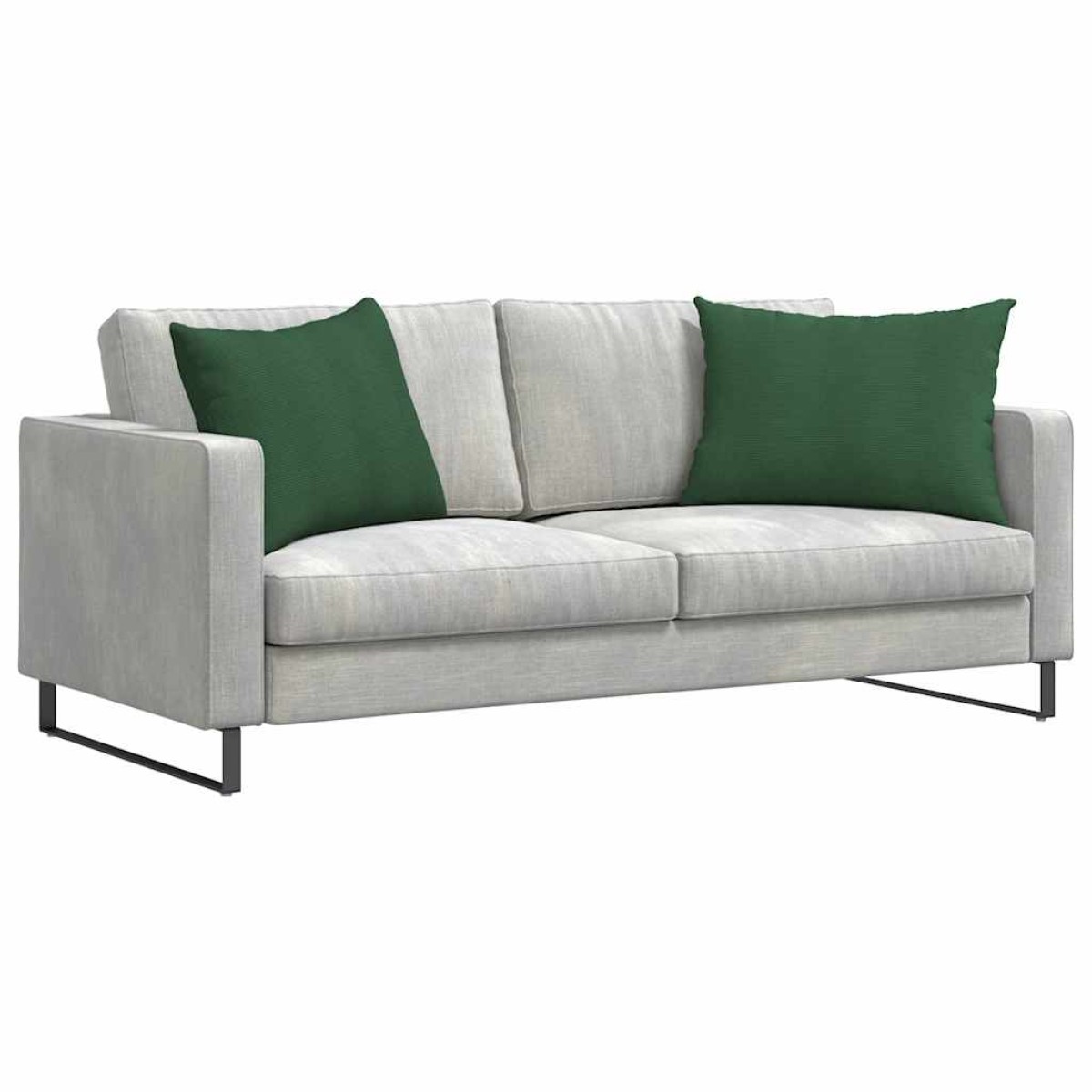 vidaXL Μαξιλάρι Καναπέ 2 pcs Σκούρο Πράσινο 70 x 50 cm