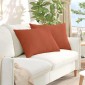 vidaXL Μαξιλάρι Καναπέ 2 pcs Κόκκινο Πορτοκαλί 70 x 50 cm