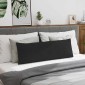 vidaXL Μαξιλάρι Καναπέ 2 τμχ. ύφασμα Μαύρο 120 x 40 cm