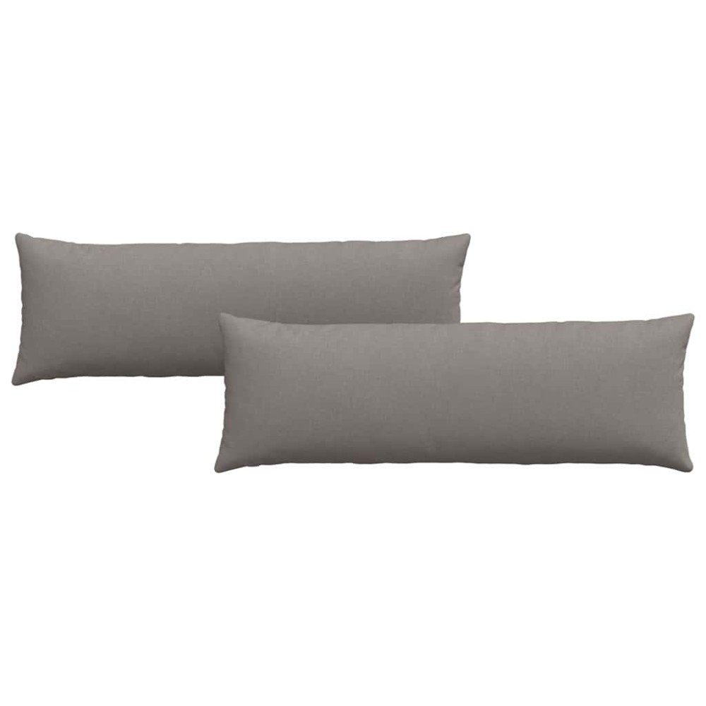vidaXL Μαξιλάρι Καναπέ 2 τμχ. ύφασμα Taupe 120 x 40 cm