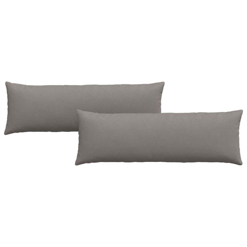 vidaXL Μαξιλάρι Καναπέ 2 τμχ. ύφασμα Taupe 120 x 40 cm