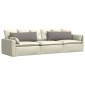 vidaXL Μαξιλάρι Καναπέ 2 τμχ. ύφασμα Taupe 120 x 40 cm
