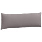 vidaXL Μαξιλάρι Καναπέ 2 τμχ. ύφασμα Taupe 120 x 40 cm