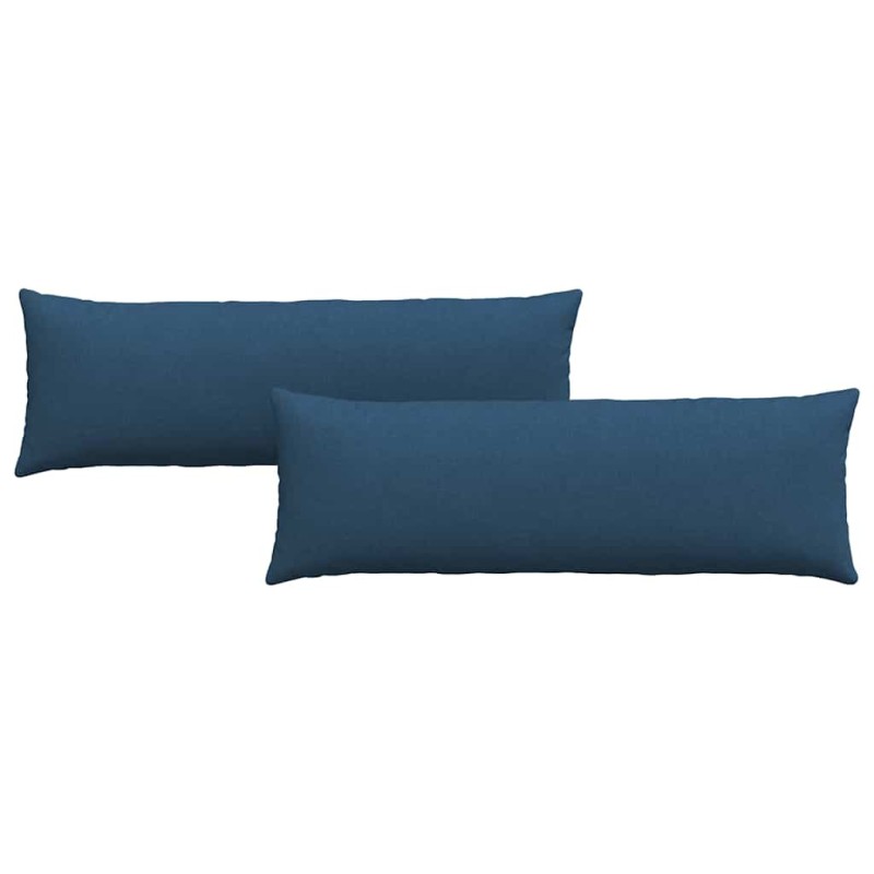 vidaXL Μαξιλάρι Καναπέ 2 τμχ. ύφασμα Μπλε 120 x 40 cm