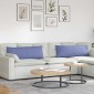vidaXL Μαξιλάρι Καναπέ 2 τμχ. ύφασμα Μπλε τζην 120 x 40 cm