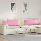 vidaXL Μαξιλάρι Καναπέ 2 τμχ. ύφασμα Ροζ 120 x 40 cm