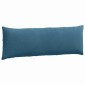 vidaXL Μαξιλάρι Καναπέ 2 pcs Μπλε 120 x 40 cm Υφασμάτινο Κορντουρά