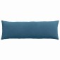 vidaXL Μαξιλάρι Καναπέ 2 pcs Μπλε 120 x 40 cm Υφασμάτινο Κορντουρά
