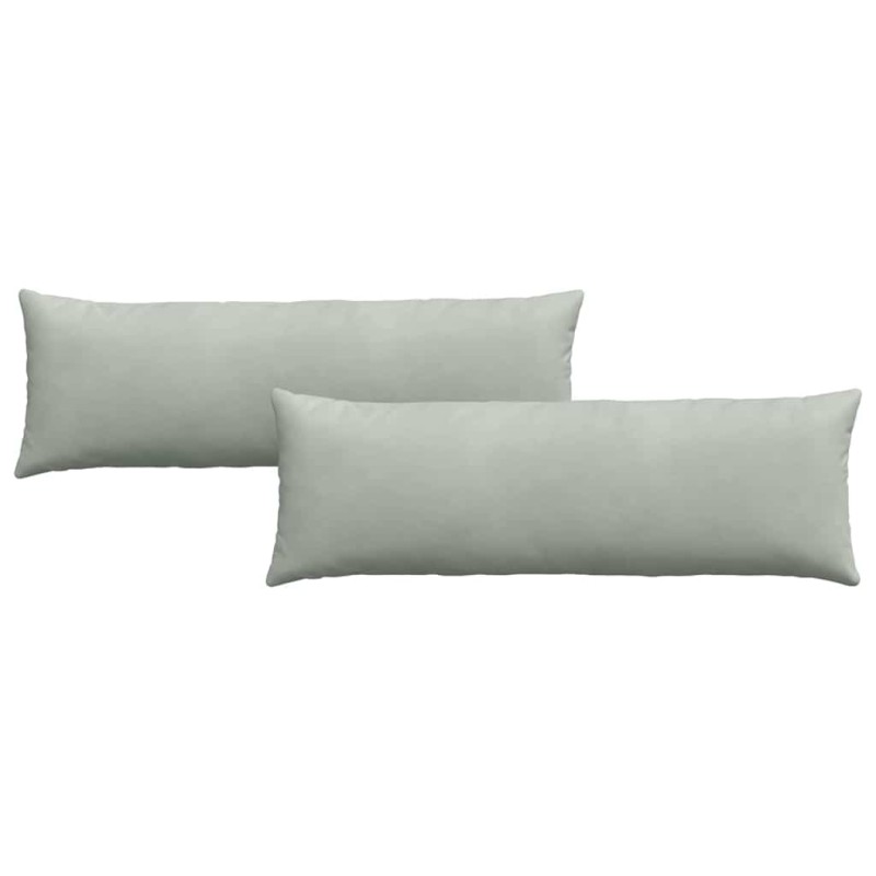 vidaXL Μαξιλάρι Καναπέ 2 pcs Ανοιχτό γκρι 120 x 40 cm