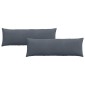 vidaXL Μαξιλάρι Καναπέ 2 pcs Σκούρο Γκρι 120 x 40 cm