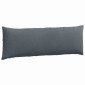 vidaXL Μαξιλάρι Καναπέ 2 pcs Σκούρο Γκρι 120 x 40 cm