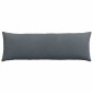 vidaXL Μαξιλάρι Καναπέ 2 pcs Σκούρο Γκρι 120 x 40 cm