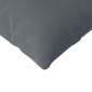 vidaXL Μαξιλάρι Καναπέ 2 pcs Σκούρο Γκρι 120 x 40 cm
