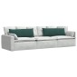 vidaXL Μαξιλάρι Καναπέ 2 pcs Σκούρο Πράσινο 120 x 40 cm