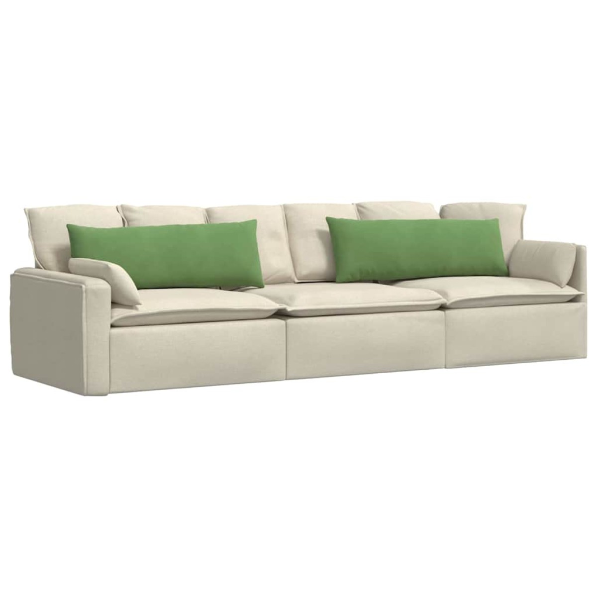 vidaXL Μαξιλάρι Καναπέ 2 pcs Ανοιχτό πράσινο 120 x 40 cm