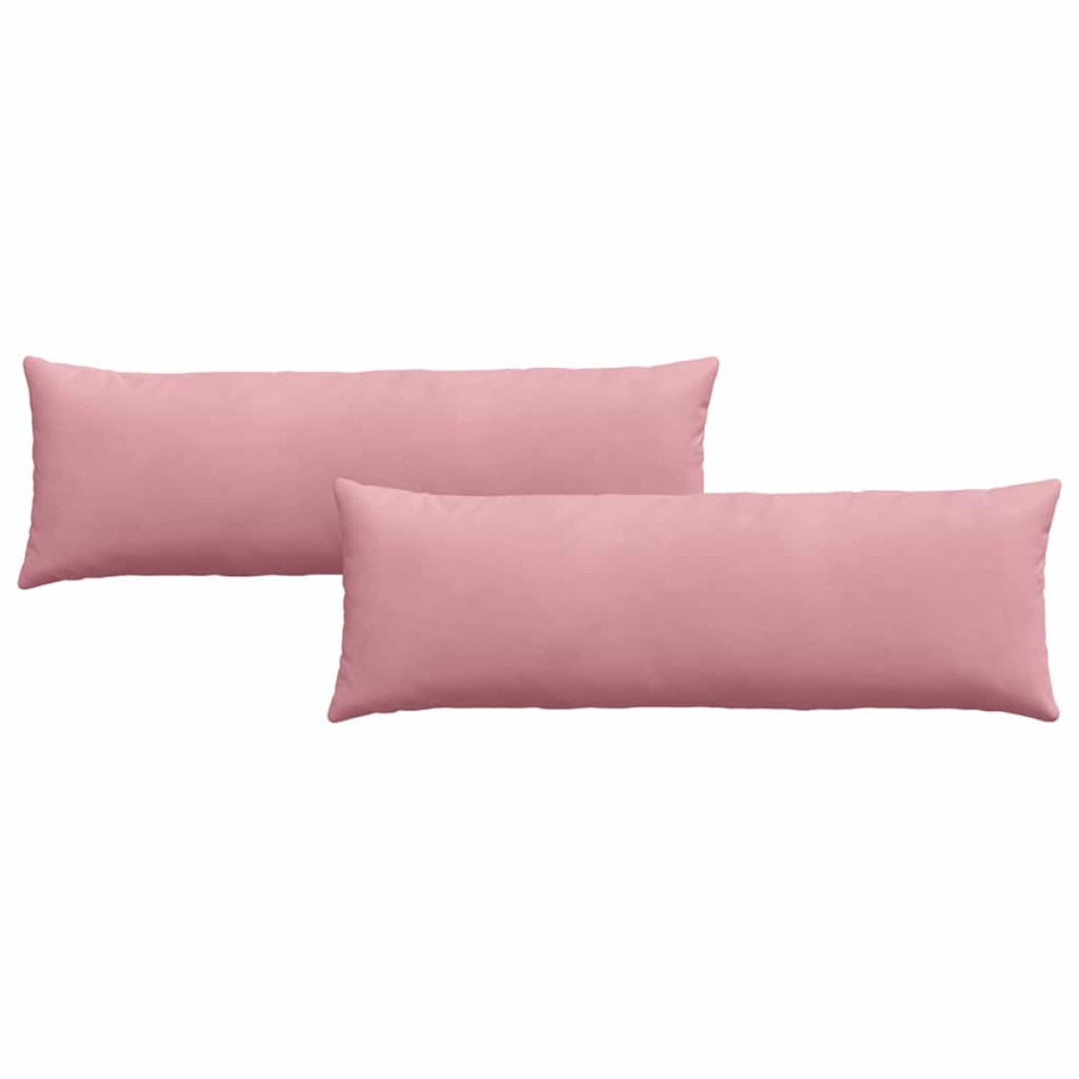 vidaXL Μαξιλάρι Καναπέ 2 pcs Ροζ 120 x 40 cm Υφασμάτινο Κορντουρά