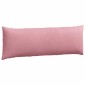 vidaXL Μαξιλάρι Καναπέ 2 pcs Ροζ 120 x 40 cm Υφασμάτινο Κορντουρά