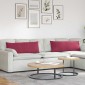 vidaXL Μαξιλάρι Καναπέ 2 pcs Κόκκινο 120 x 40 cm Υφασμάτινο Κορντουρά