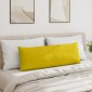 vidaXL Μαξιλάρι Καναπέ 2 pcs Κίτρινο 120 x 40 cm Υφασμάτινο Κορντουρά