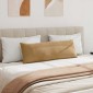 vidaXL Μαξιλάρι Καναπέ 2 pcs Καφέ 120 x 40 cm Υφασμάτινο Κορντουρά