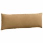 vidaXL Μαξιλάρι Καναπέ 2 pcs Καφέ 120 x 40 cm Υφασμάτινο Κορντουρά