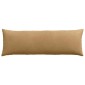 vidaXL Μαξιλάρι Καναπέ 2 pcs Καφέ 120 x 40 cm Υφασμάτινο Κορντουρά