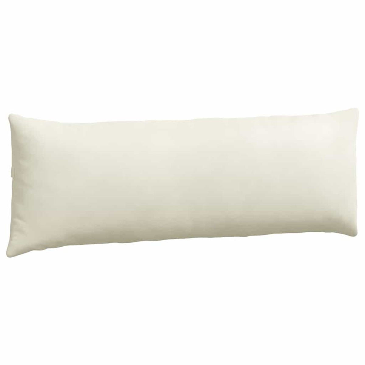 vidaXL Μαξιλάρι Καναπέ 2 pcs Κρεμ 120 x 40 cm Υφασμάτινο Κορντουρά