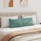vidaXL Μαξιλάρι Καναπέ 2 pcs Θαλασσί 120 x 40 cm Υφασμάτινο Κορντουρά