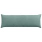 vidaXL Μαξιλάρι Καναπέ 2 pcs Θαλασσί 120 x 40 cm Υφασμάτινο Κορντουρά