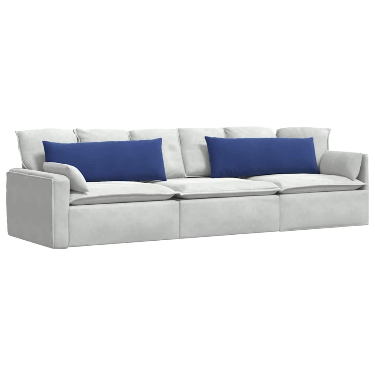 vidaXL Μαξιλάρι Καναπέ 2 pcs Μπλε Αστυνομίας 120 x 40 cm