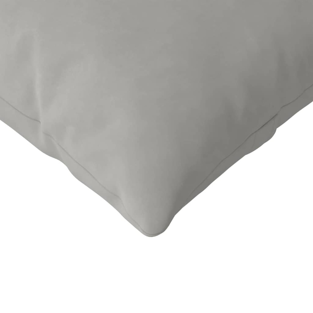 vidaXL Μαξιλάρι Καναπέ 2 pcs Ανοιχτό γκρι 120 x 40 cm ύφασμα