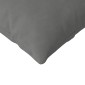 vidaXL Μαξιλάρι Καναπέ 2 pcs Σκούρο Γκρι 120 x 40 cm ύφασμα