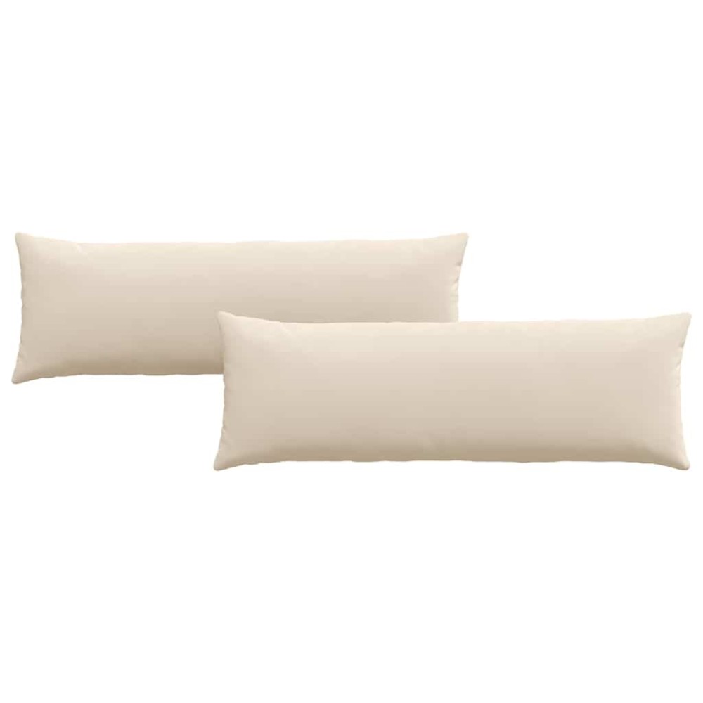 vidaXL Μαξιλάρι Καναπέ 2 pcs Μπεζ 120 x 40 cm ύφασμα