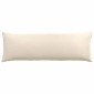 vidaXL Μαξιλάρι Καναπέ 2 pcs Μπεζ 120 x 40 cm ύφασμα