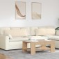 vidaXL Μαξιλάρι Καναπέ 2 pcs Μπεζ 120 x 40 cm ύφασμα
