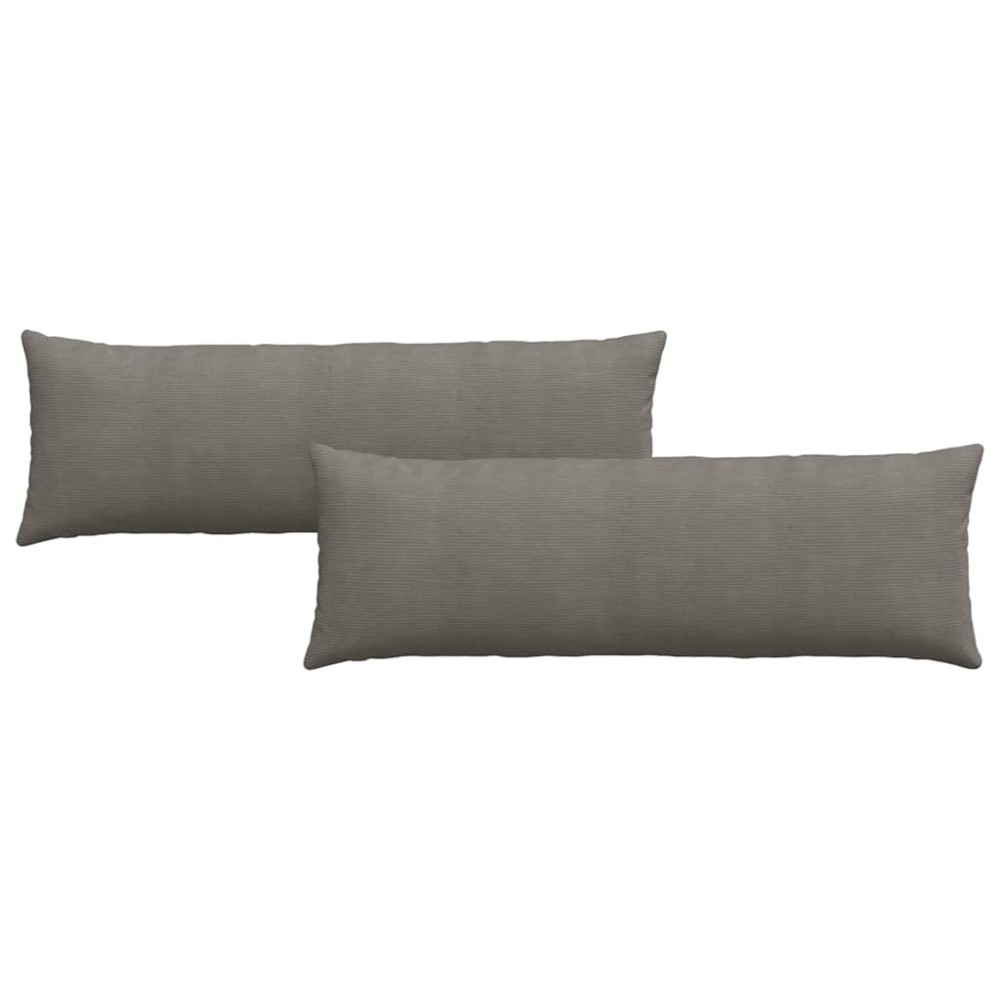vidaXL Μαξιλάρι Καναπέ 2 pcs Ανοιχτό γκρι 120 x 40 cm
