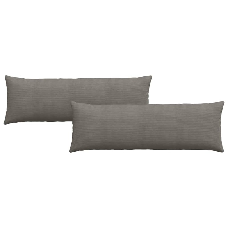 vidaXL Μαξιλάρι Καναπέ 2 pcs Ανοιχτό γκρι 120 x 40 cm