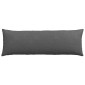 vidaXL Μαξιλάρι Καναπέ 2 pcs Σκούρο Γκρι 120 x 40 cm