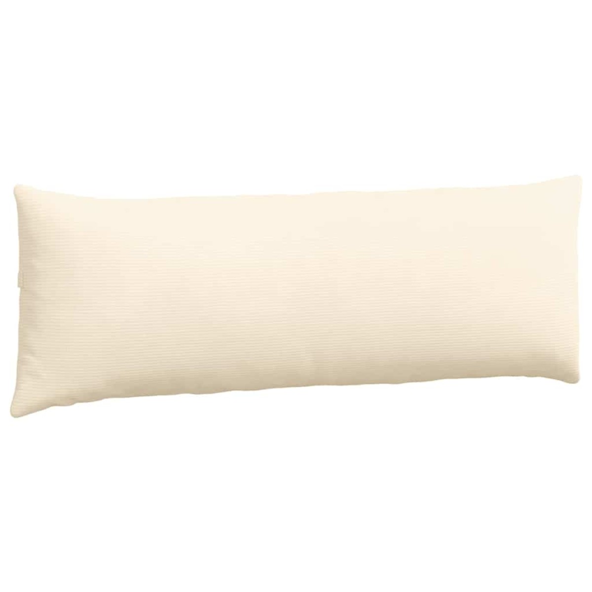 vidaXL Μαξιλάρι Καναπέ 2 pcs Κρεμ 120 x 40 cm Υφασμάτινο Κορντουρά