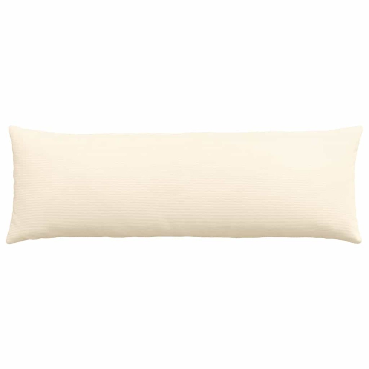 vidaXL Μαξιλάρι Καναπέ 2 pcs Κρεμ 120 x 40 cm Υφασμάτινο Κορντουρά