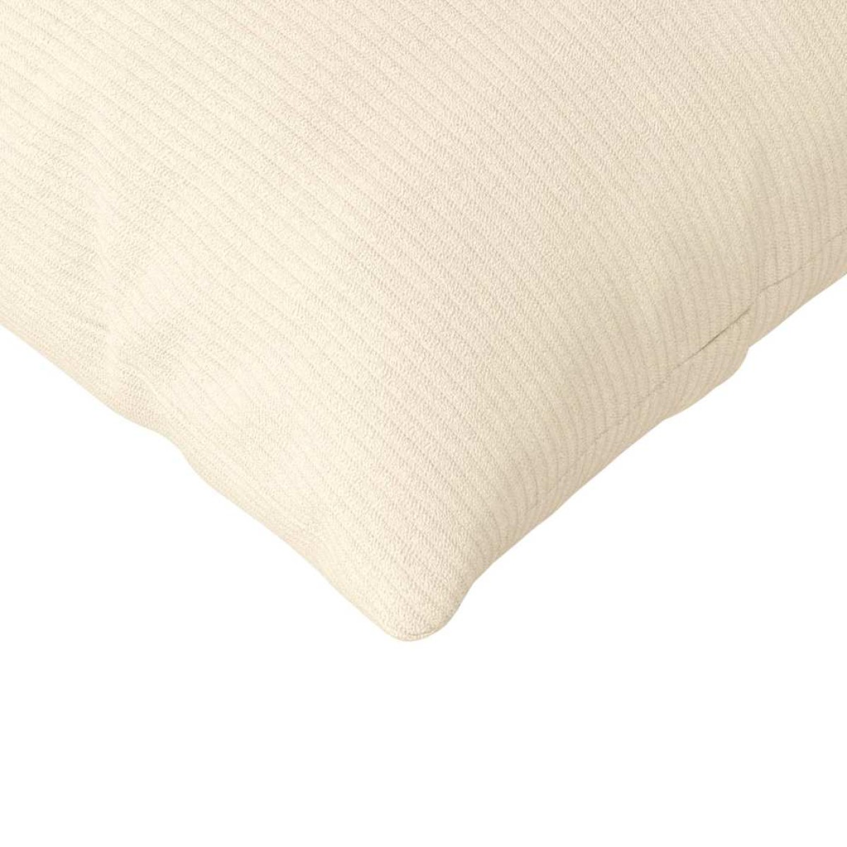 vidaXL Μαξιλάρι Καναπέ 2 pcs Κρεμ 120 x 40 cm Υφασμάτινο Κορντουρά