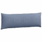 vidaXL Μαξιλάρι Καναπέ 2 pcs Μπλε 120 x 40 cm Υφασμάτινο Κορντουρά
