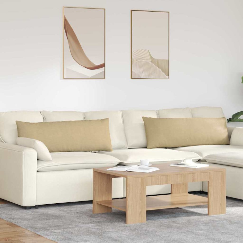 vidaXL Μαξιλάρι Καναπέ 2 pcs Γκρι Πράσινο 120 x 40 cm