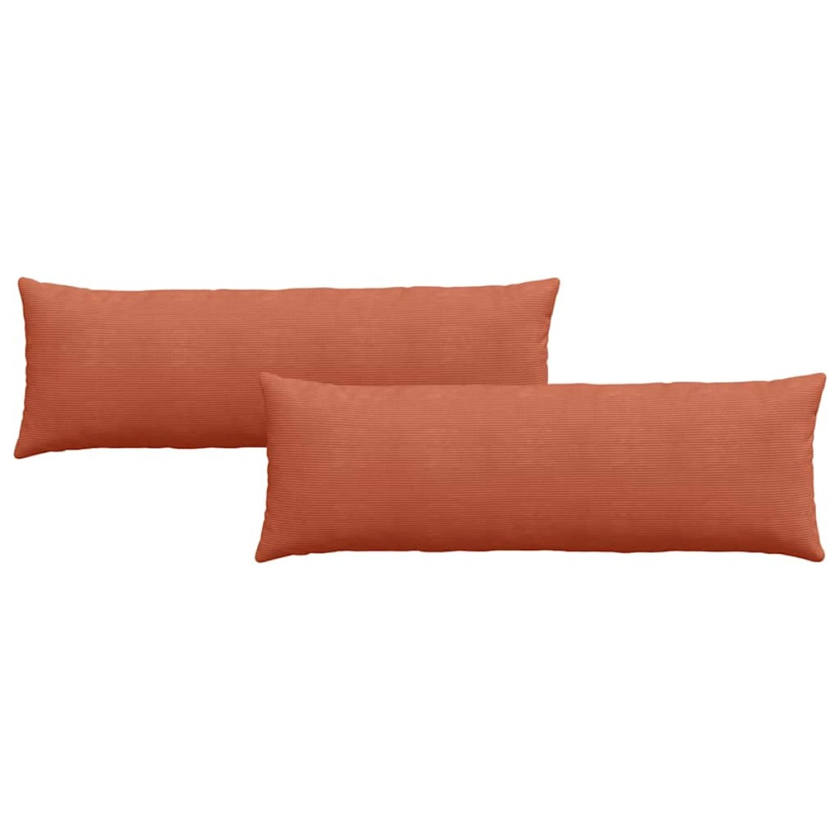 vidaXL Μαξιλάρι Καναπέ 2 pcs Κόκκινο Πορτοκαλί 120 x 40 cm